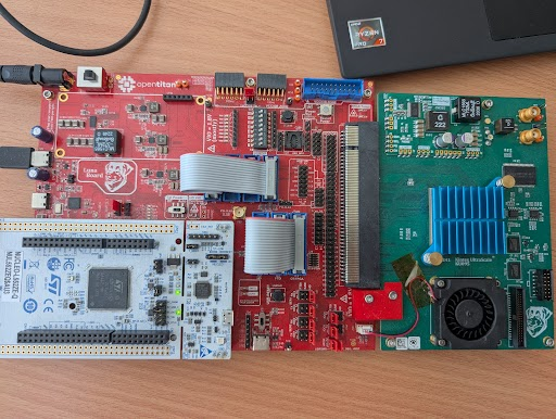 CW340 debug setup